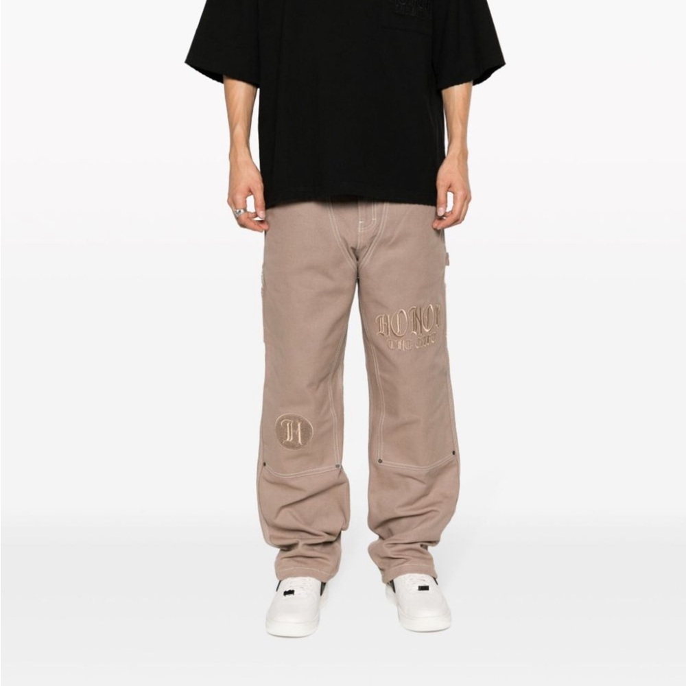 BRAND NEW Honor the Gift - Script Canvas Carpenter Pants - Light Brown